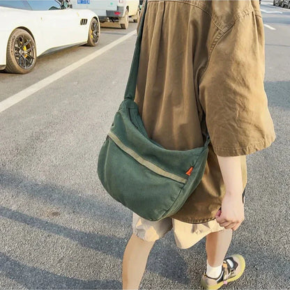 Rory | Canvas Crossbody Messenger Bag