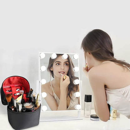 Elina | Portable & Lightweight Multi-Compartment Makeup Bag