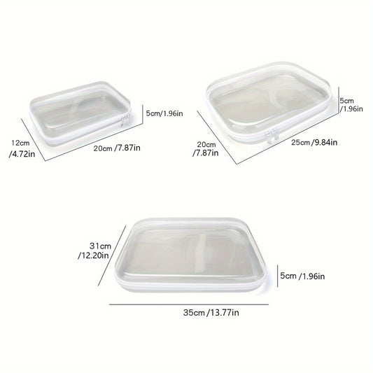 Ensley |  Sleek, Practical, and Organized Transparent Bag Set