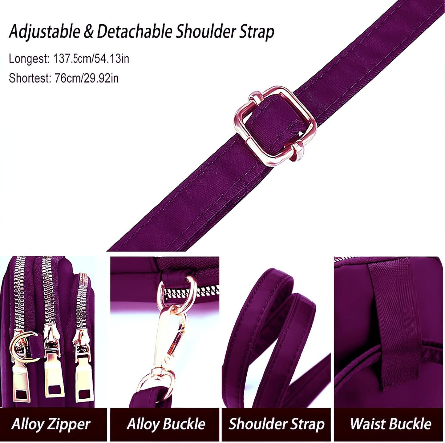 Luz | Water-Resistant Compact Crossbody Bag