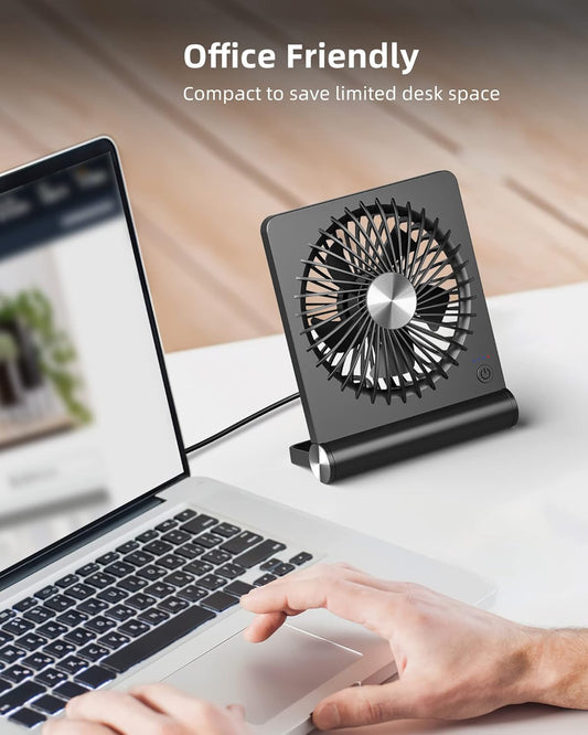 Dylan | Ultra-Quiet Desk Fan – Cool Comfort Without the Noise
