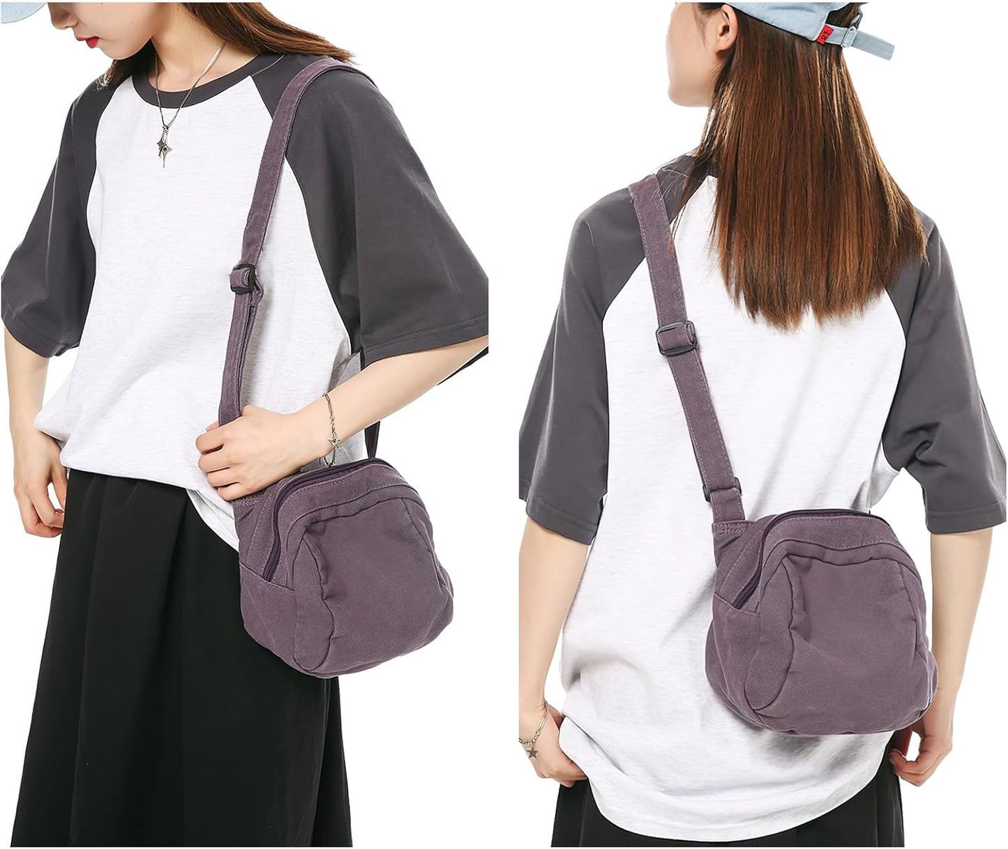 Arely | Vintage Canvas Crossbody Sling Bag