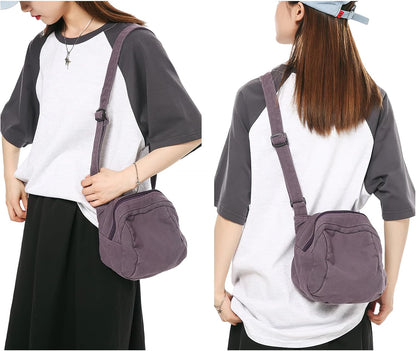 Arely | Vintage Canvas Crossbody Sling Bag
