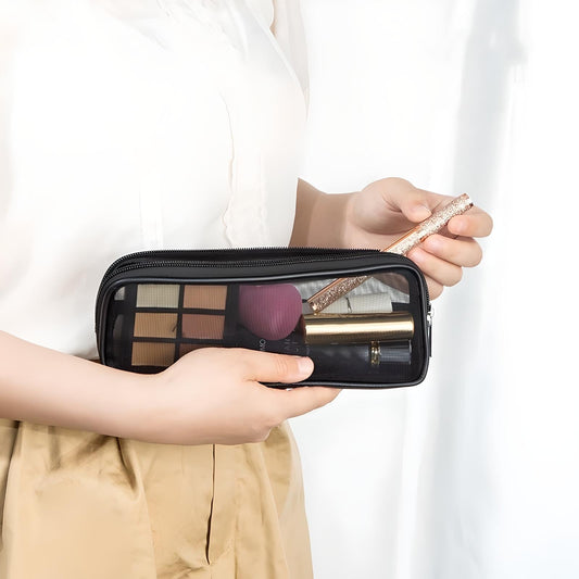 Celia | Breathable Mesh Design Brush Bag