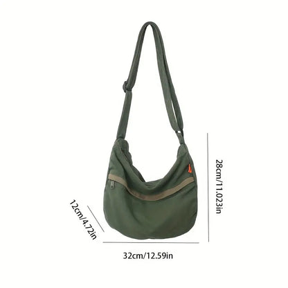 Rory | Canvas Crossbody Messenger Bag