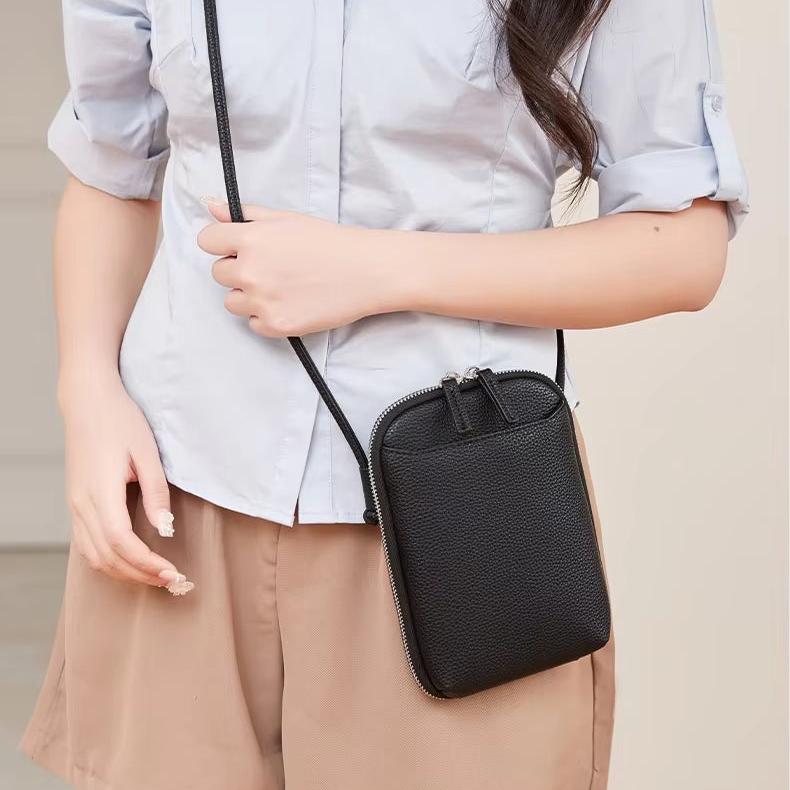 Artemis | Small Compact Chic Leather Crossbody Phone Bag