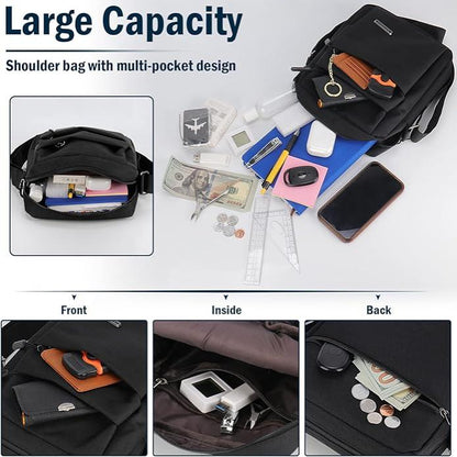 Nash | Men's Anti-Theft Waterproof Crossbody Messenger Bag