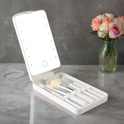 Rosalie | Stylish & Practical Travel Makeup Brush Set