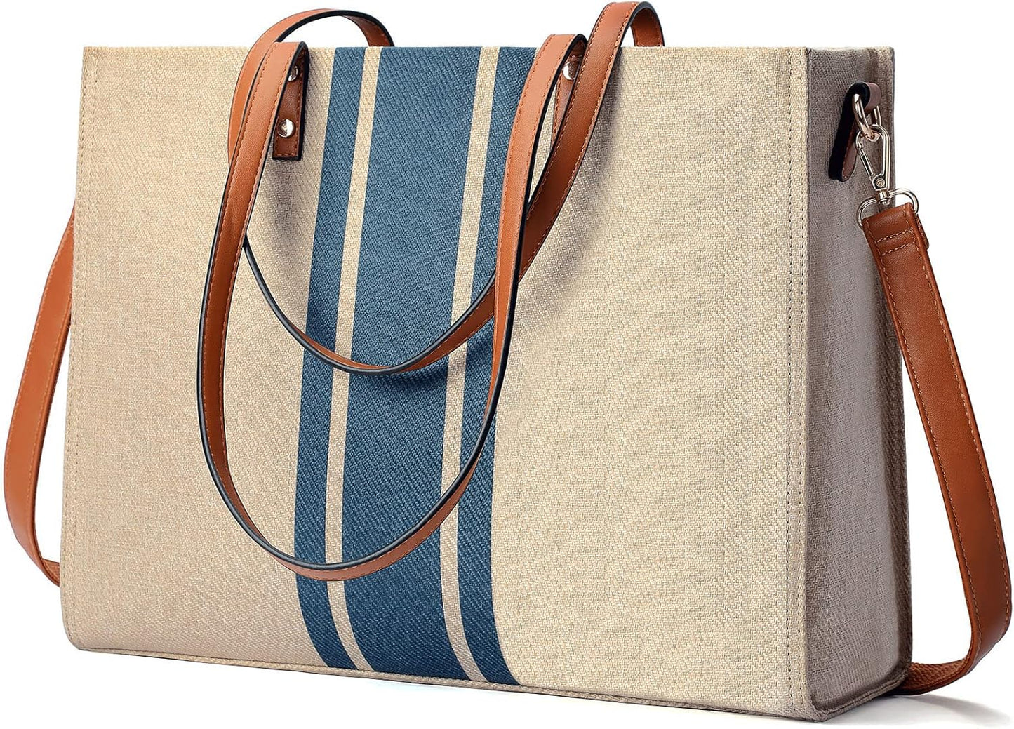 Patrick | Canvas Crossbody Laptop Tote