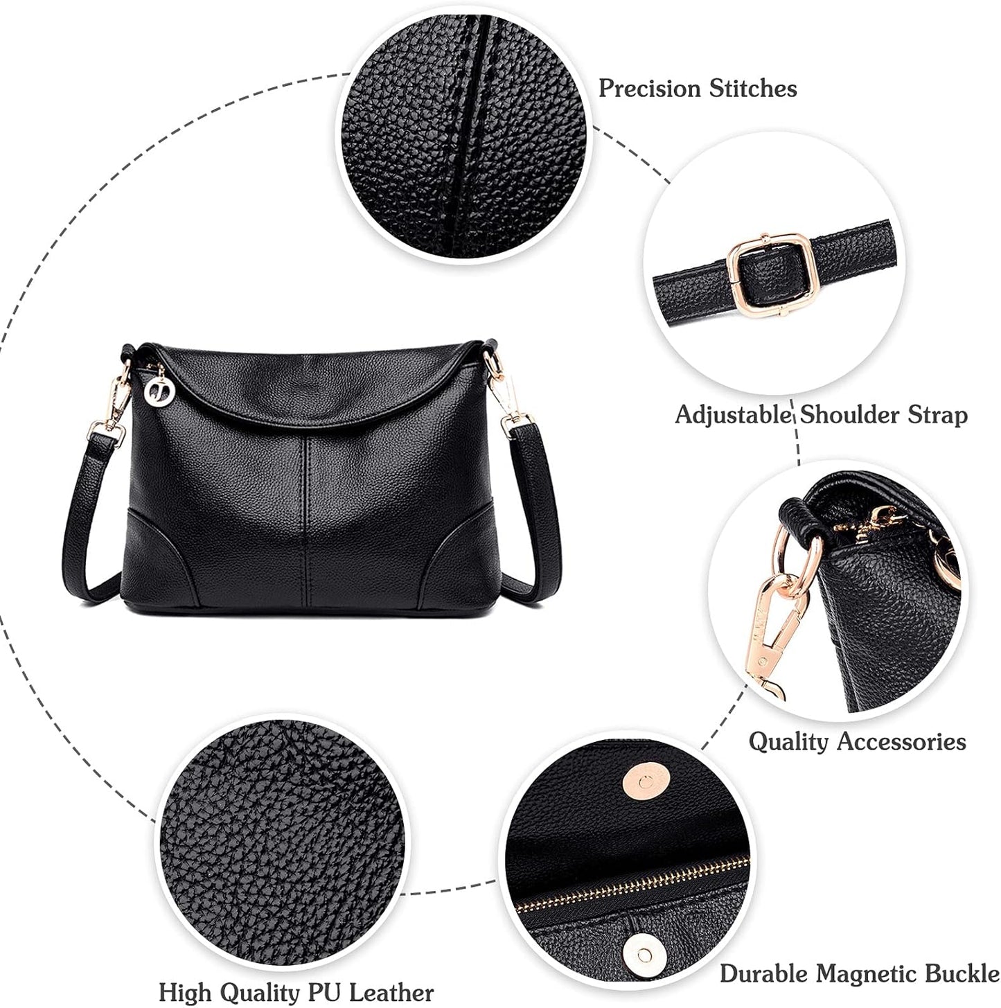 Zara | Chic Anti-Theft Crossbody Bag for Ultimate Style and Security