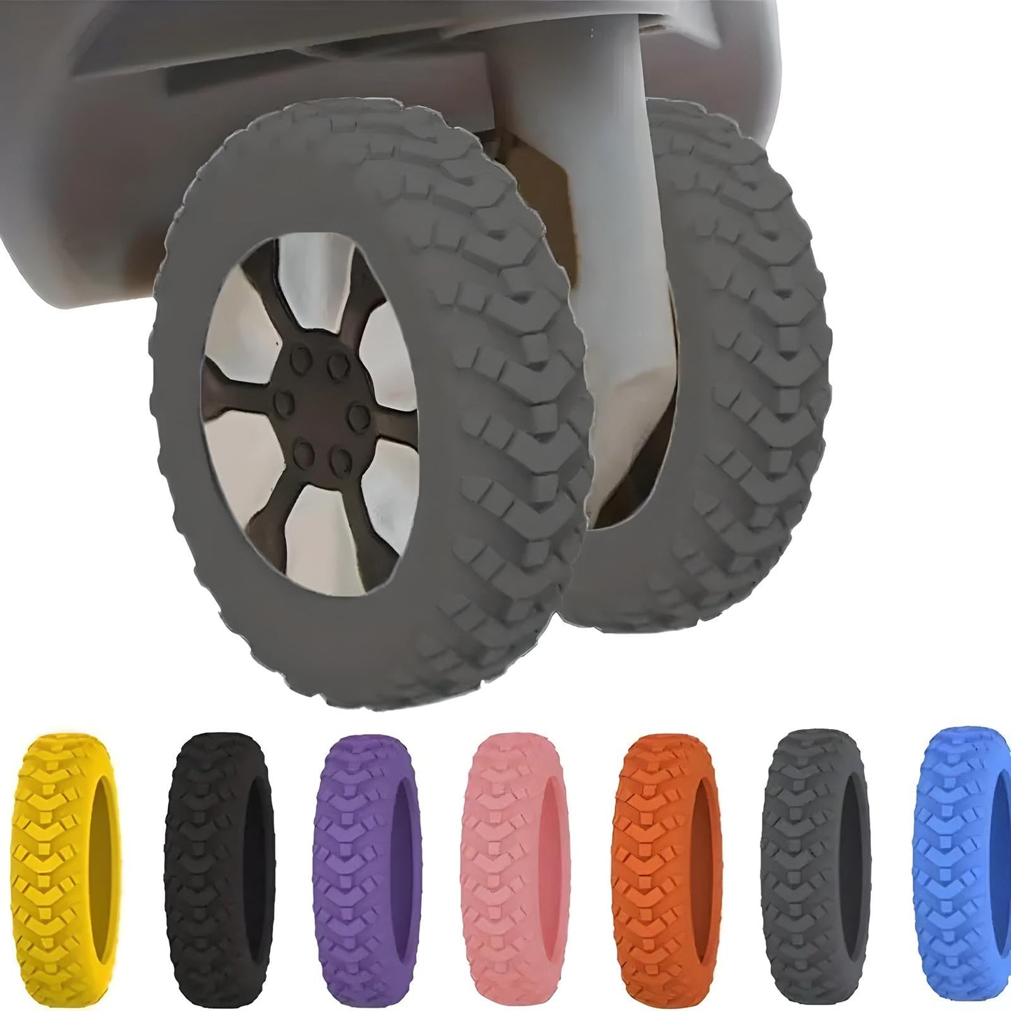 Elina | Luggage Wheel Protectors | 8 Pack