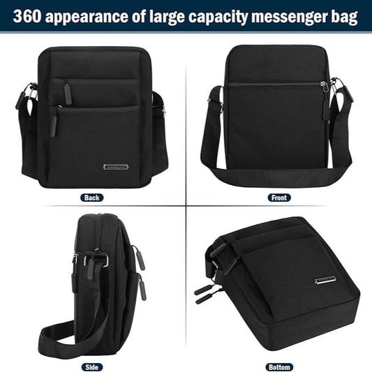 Nash | Men's Anti-Theft Waterproof Crossbody Messenger Bag