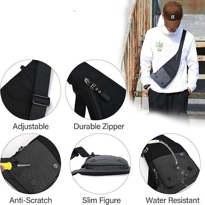 Mark | Compact Waterproof Canvas Crossbody Sling Bag