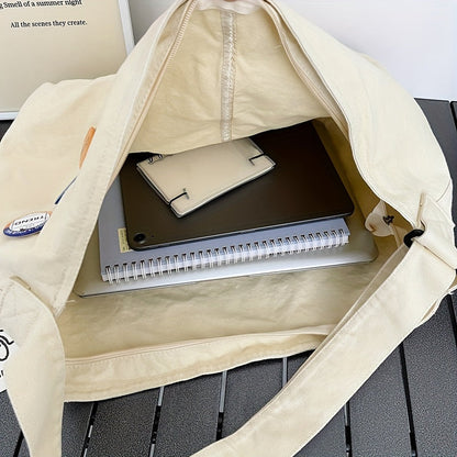 Selah | Large Canvas Crossbody Messenger Bag
