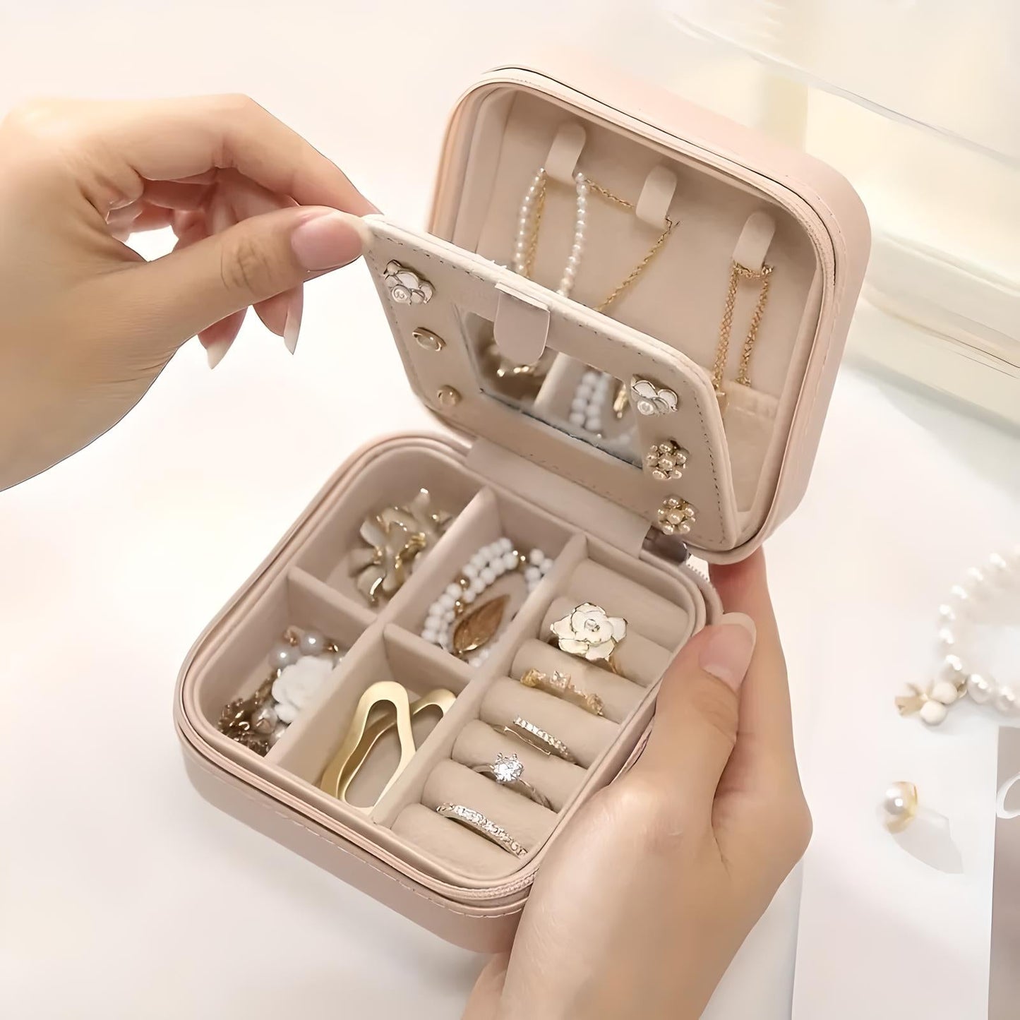 Veda | Minimalist Travel Jewellery Box