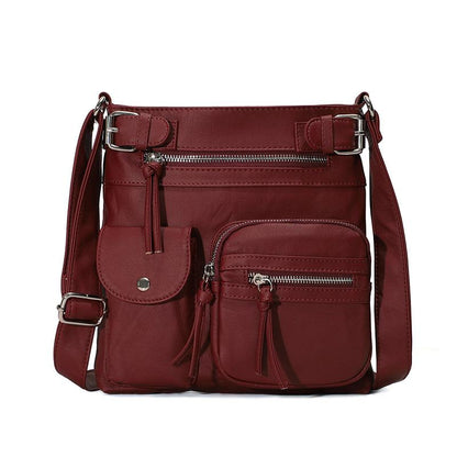 Kallie | Vegan Mushroom Multi-Pocket Crossbody Bag