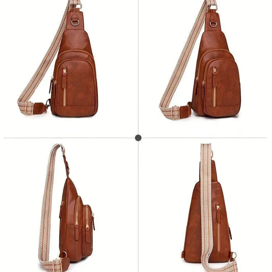 Pearl | Women's Leather Crossbody Sling Bag