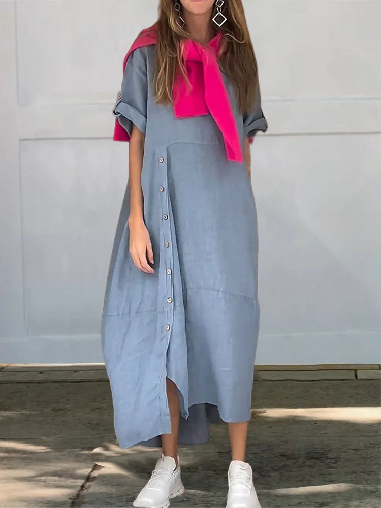 MABEL | Ultra-Comfortable Breathable Cotton Dress - Lizabella Fashion