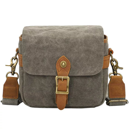 Lennox | Vintage Canvas Crossbody Camera Bag