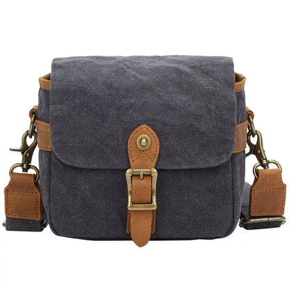 Lennox | Vintage Canvas Crossbody Camera Bag