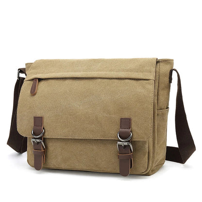 Tate | Rugged Canvas Men's Crossbody Messenger Bag