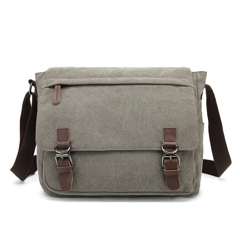 Tate | Rugged Canvas Men's Crossbody Messenger Bag