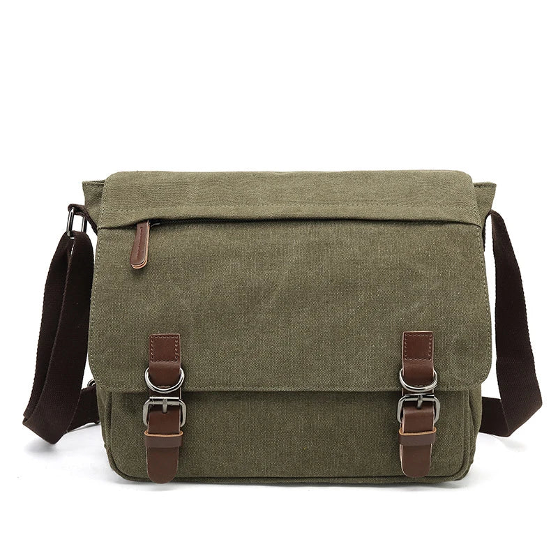 Tate | Rugged Canvas Men's Crossbody Messenger Bag