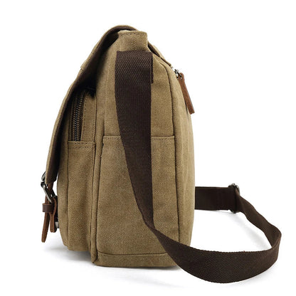 Tate | Rugged Canvas Men's Crossbody Messenger Bag