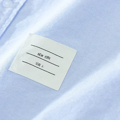 Blue Patchwork Shirt – Stylish & Comfortable