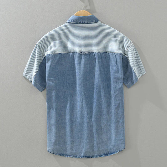 Striped Cotton Shirt – Modern & Comfortable