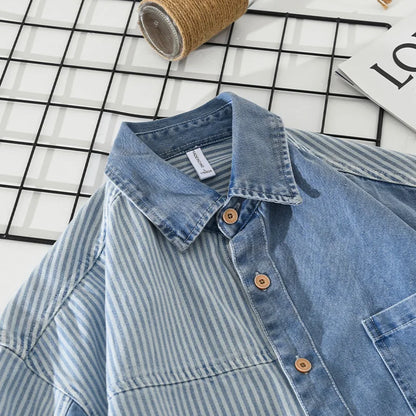Striped Cotton Shirt – Modern & Comfortable
