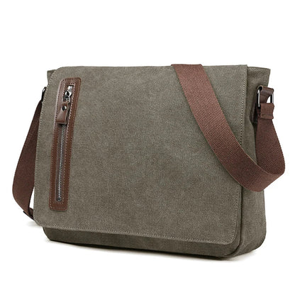 Israel | Men's Vintage Canvas Crossbody Messenger Bag