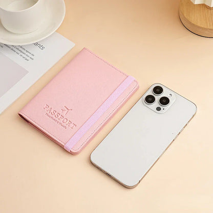 Linda | RFID Blocking Passport Card Holder Travel Wallet