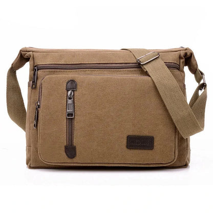 Patrick | Vintage Canvas Men's Crossbody Messenger Bag