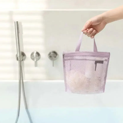Eliza | Lightweight Mesh Toiletry Shower Bag