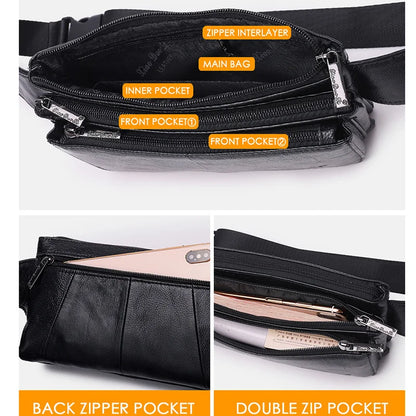Richard | Genuine Leather Crossbody Bum Bag