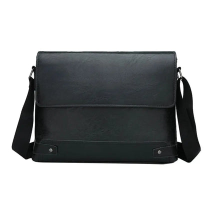 Marcus | Men's Large Commuter Travel Leather Crossbody Bag