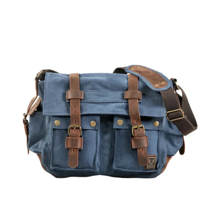 Peter | Rugged Canvas Men's Crossbody Messenger Bag