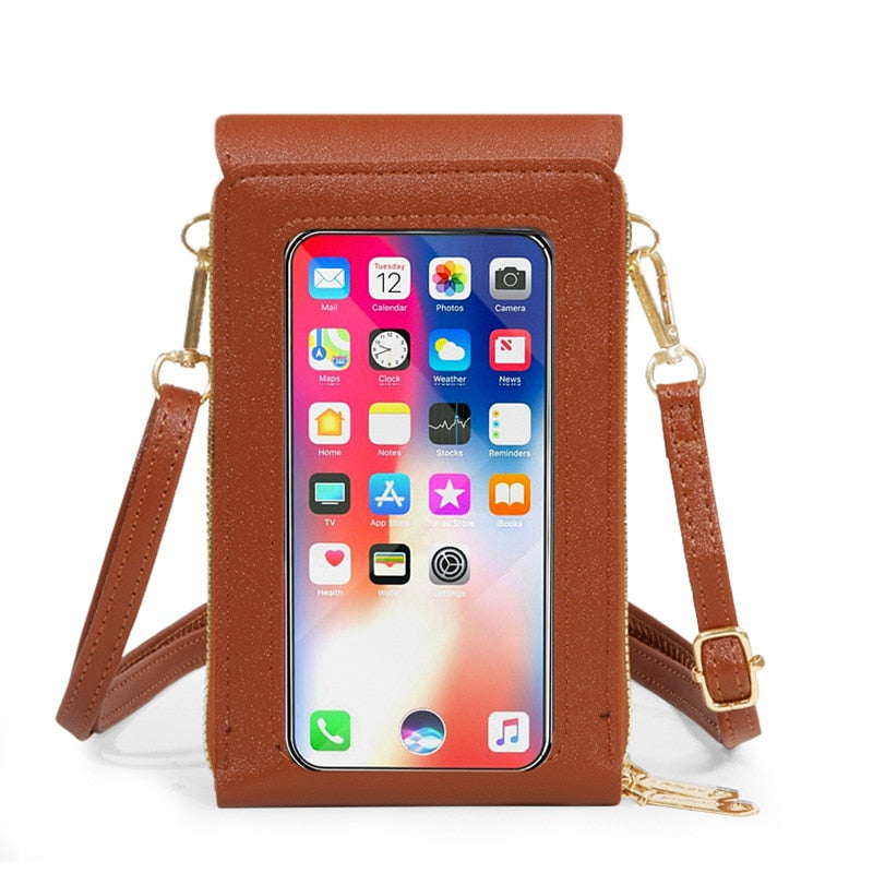Maggie | Clear Touch Crossbody Phone Bag