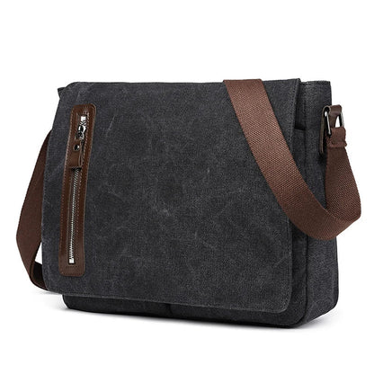 Israel | Men's Vintage Canvas Crossbody Messenger Bag
