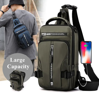 Nick | Men's Waterproof Anti-Theft Crossbody Sling Bag