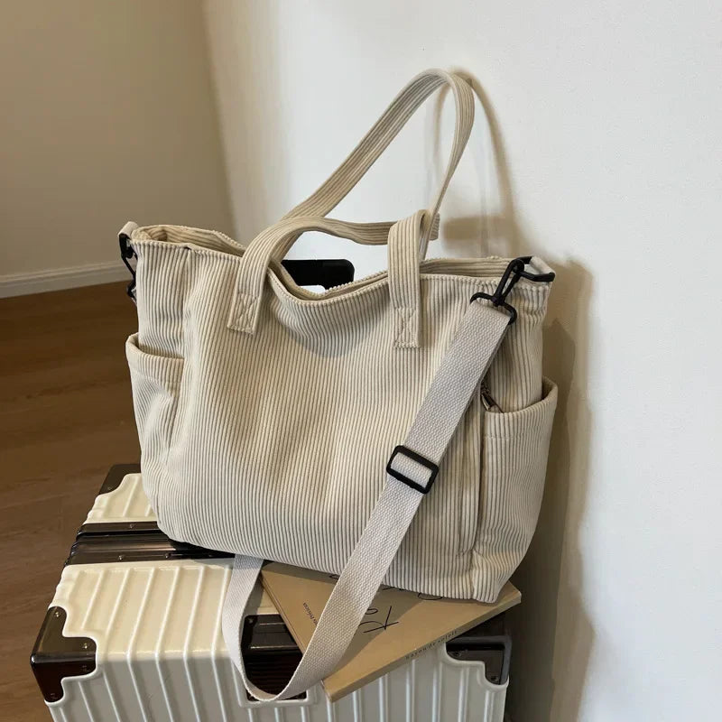 Teresa | Corduroy Crossbody Travel Bag