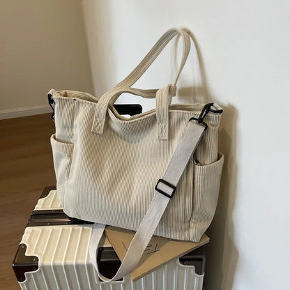 Teresa | Corduroy Crossbody Travel Bag