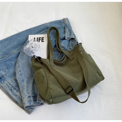 Teresa | Corduroy Crossbody Travel Bag