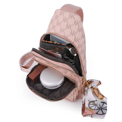 Adley | Women's Leather Crossbody Chest Travel Sling Bag