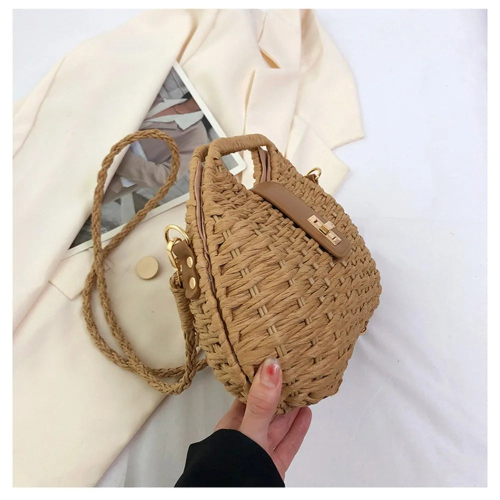 Araceli | Women's Elegant Woven Crossbody Sling Handbag