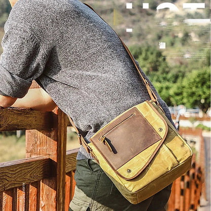Caden | Vintage Canvas Men's Crossbody Messenger Bag