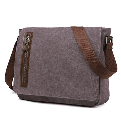 Israel | Men's Vintage Canvas Crossbody Messenger Bag