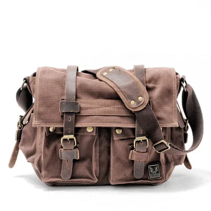 Peter | Rugged Canvas Men's Crossbody Messenger Bag