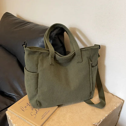 Teresa | Corduroy Crossbody Travel Bag